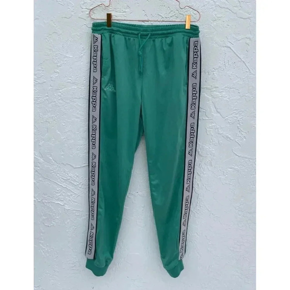 Kappa Large Womens Elastic Waist Athletic Training Jogger Pants Green Sz L - Picture 14 of 14